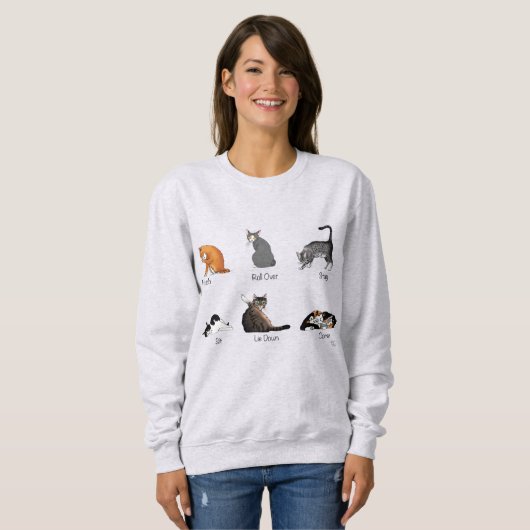 Cat Commands Sweatshirt (Vorne ganz)
