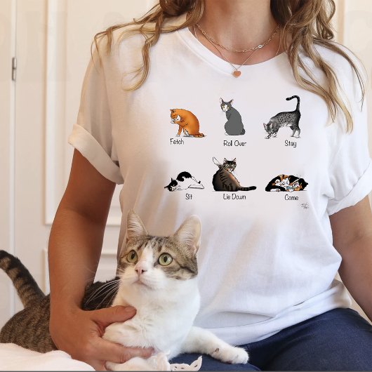 Cat Commands T-Shirt