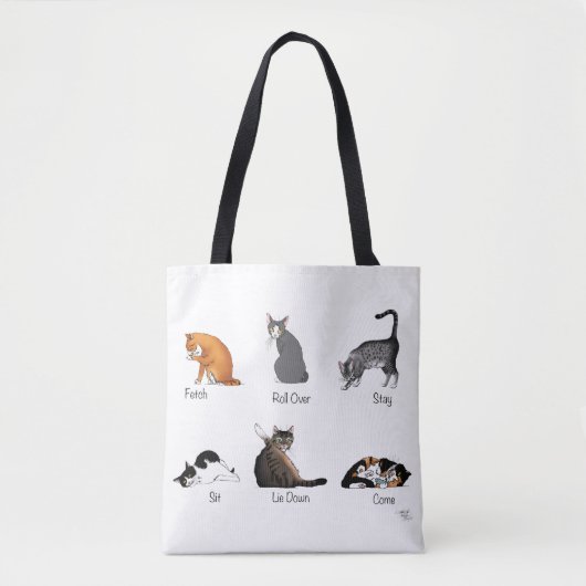 Cat Commands Tasche (Vorderseite)