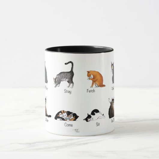 Cat Commands Tasse (Zentrum)