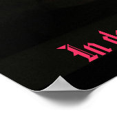 Cat Confessional Stand Meme Poster (Ecke)