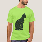 Cat Constellation Map Graphic – Celestial Cat T-Shirt (Vorderseite)