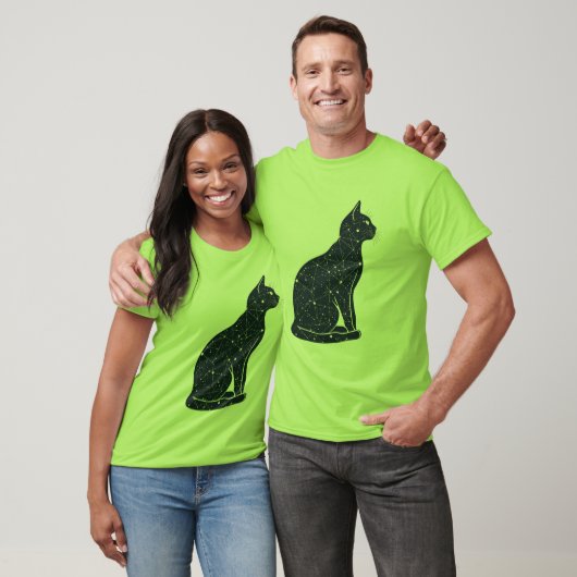 Cat Constellation Map Graphic – Celestial Cat T-Shirt (Unisex)