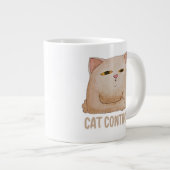 Cat Control Jumbo-Tasse (Vorderseite Rechts)