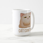 Cat Control Kaffeetasse (VorderseiteRechts)