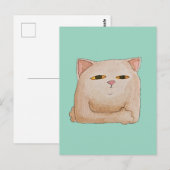 Cat Control Postkarte (Vorne/Hinten)