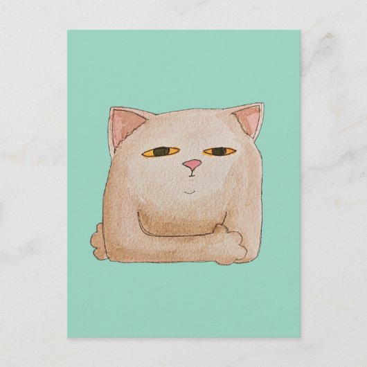 Cat Control Postkarte (Vorderseite)