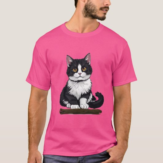 Cat cool T-Shirt (Vorderseite)