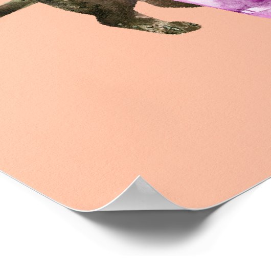 Cat Cosmos Cup Poster (Ecke)