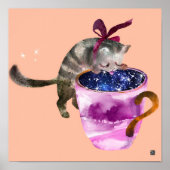 Cat Cosmos Cup Poster (Vorne)