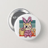 Cat Cosplayer Oster Bunny Costume Eierkörbchen Button (Vorne & Hinten)