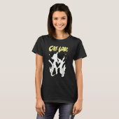 Cat Couple Cuddling Love Cats T-Shirt (Vorne ganz)