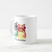 Cat Couple Kaffeetasse (Vorderseite Links)