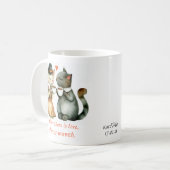 Cat Couple Kaffeetasse (Vorderseite Links)
