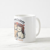 Cat Couple Liebe Tasse Niedlich Romantische Kaffee (VorderseiteRechts)