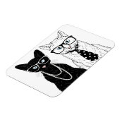 Cat Couple Magnet (Linke Seite)