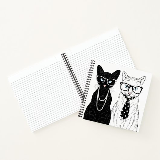 Cat Couple Notizblock (Innenseite)
