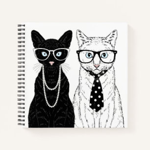 Cat Couple Notizblock
