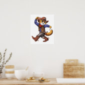 Cat Cowboy Poster (Küche)
