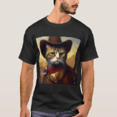 Cat Cowboy T-Shirt (Vorderseite)
