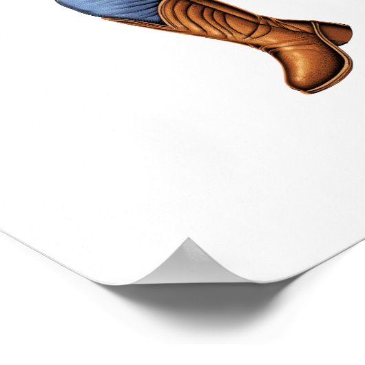 Cat Cowboys Poster (Ecke)