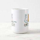 Cat Crazy Orange Tabby Cats Kaffeetasse (Mittel)
