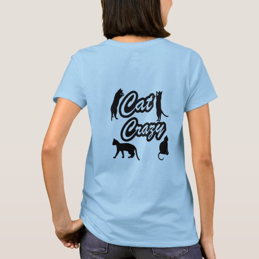 Cat Crazy T-Shirt (Rückseite)