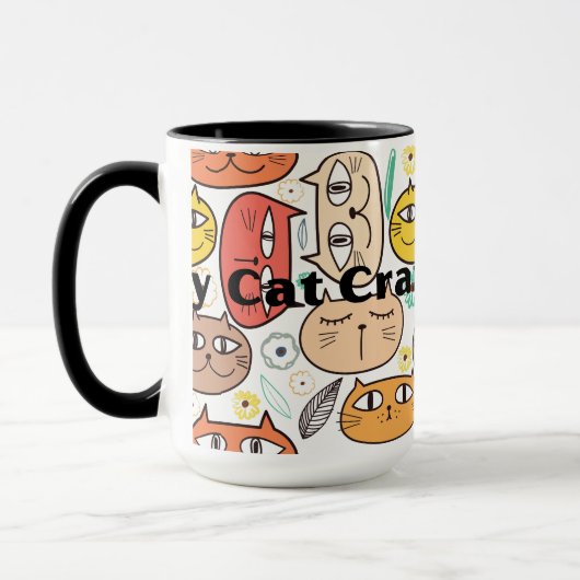 Cat Crazy Tasse (Links)
