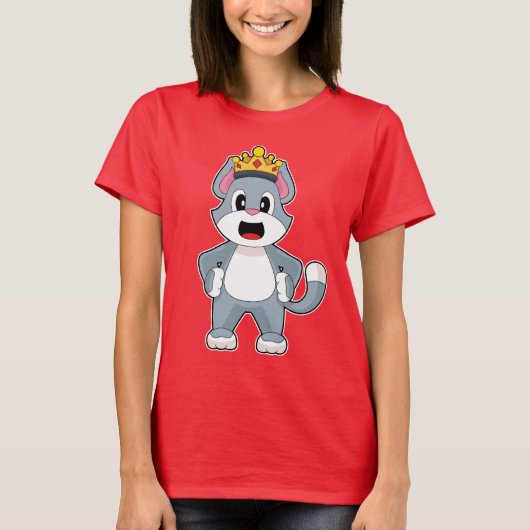 Cat Crown T-Shirt (Vorderseite)
