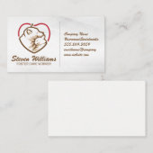 Cat Cuddling Logo | Tierpflege Visitenkarte (Vorne/Hinten)