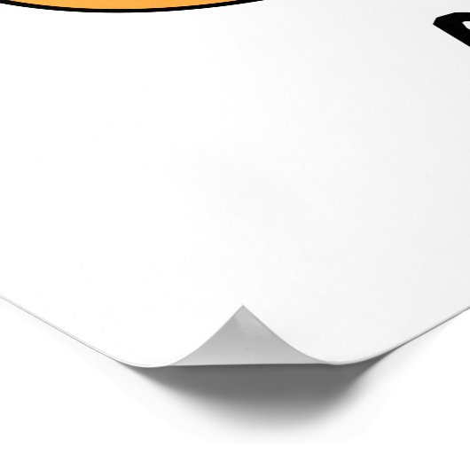 Cat-culator Funny Calculator Pun Poster (Ecke)