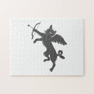 Cat cupid - Farbe auswählen Puzzle