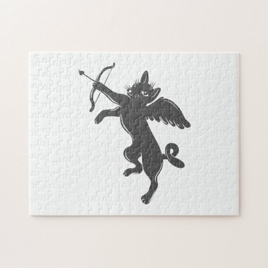 Cat cupid - Farbe auswählen Puzzle (Horizontal)