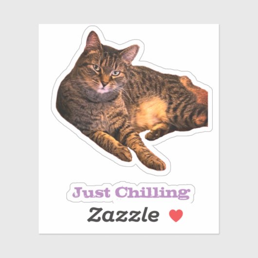 Cat Custom-Cut Vinyl Stickers Aufkleber (Blatt)