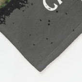 Cat Custom Foto Collage ausgeblendete Grenzen Schw Fleecedecke (Ecke)