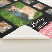 Cat Custom Foto Collage ausgeblendete Grenzen Schw Sherpadecke (3/4)