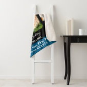 Cat Custom Foto Collage verblichene Grenzen Schwar Sherpadecke (Beispiel)