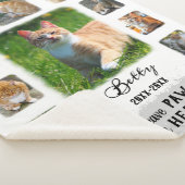 Cat Custom Foto Collage verblichene Grenzen Weiß G Sherpadecke (3/4)