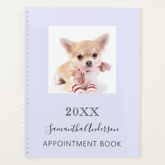 Cat custom Foto lavender 2026 Planer (Vorderseite)