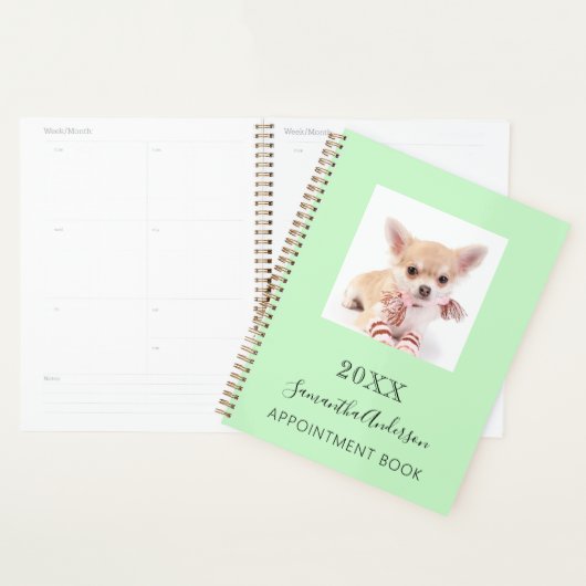 Cat Custom Foto Minze grün Planer (Anzeige)