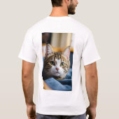 Cat Custom Foto T - Shirt (Rückseite)