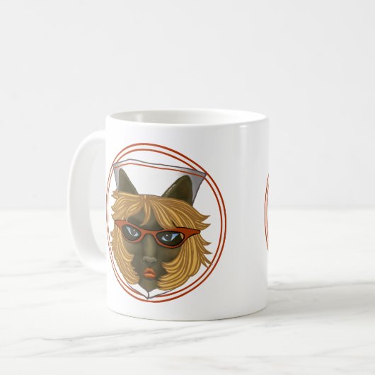 Cat custom Nurse Tasse (Vorderseite Links)