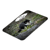 Cat Custom text Foto Magnet (Linke Seite)