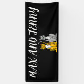 CAT CUSTOM WEDING BANNER (Vertikal)