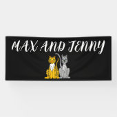 CAT CUSTOM WEDING BANNER (Horizontal)