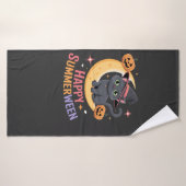 Cat Cute Halloween Aesthetic Essential T-Shirt Badehandtuch (Badehandtuch)