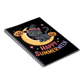 Cat Cute Halloween Aesthetic Essential T-Shirt Notizblock (Rechte Seite)