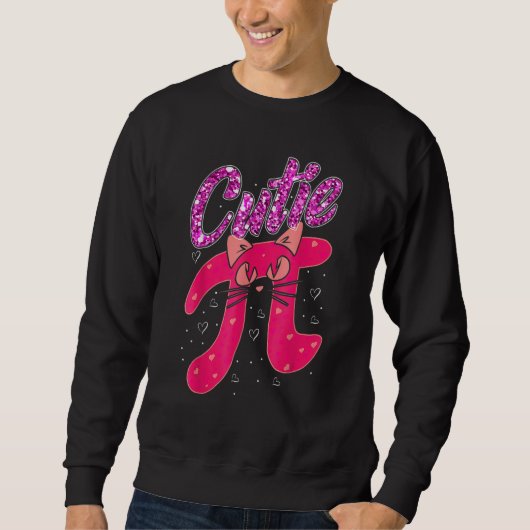 Cat Cutie Pi Math Pun Cutie Pie Toddler Kids Shirt (Vorderseite)