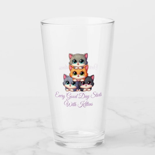 Cat Cutness Glas (Vorderseite)