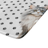 Cat Cutting Board, Food Prep Board Schneidebrett (Ecke)